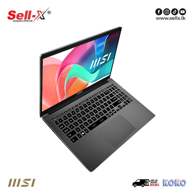 MSI Modern 15 F13MG (Core i3-1315U, 8GB RAM, 512GB SSD) – Sri Lanka